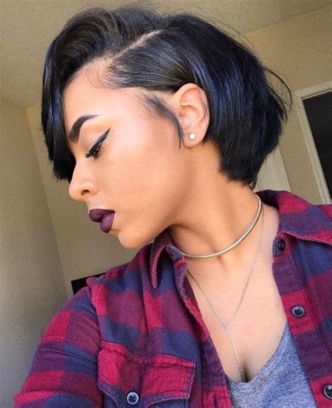 This short straight hairdo is simple and effective style option for a serious woman who wishes to look elegant regardless of her age. 20 Ideas of Short Haircuts Black Women