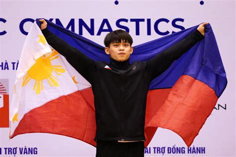 Carlos Yulo Philippines The First Male Gymnast In Southeast Asia To
