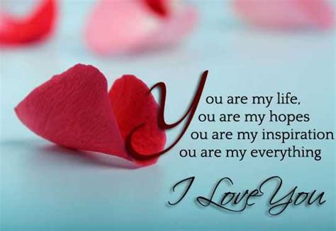 Deep Love Quotes That Make You Think You Are My Life Love Sentences