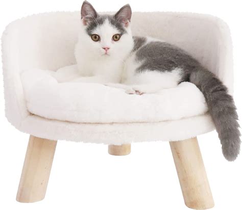 Bingopaw Cat Sofa Chair Bed Elevated Nordic Pet Stool Bed With