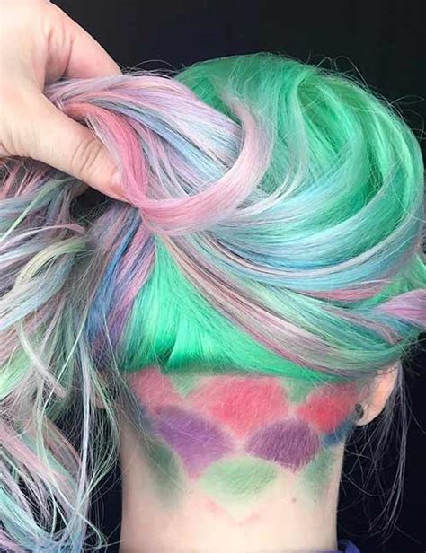 11 Beautiful Mermaid Hair Color Ideas