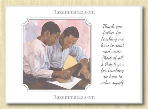 See more ideas about african american cards, american card, african american. African American 'Teaching Me' Father's Day Card | You are the father, Fathers day cards, Cards