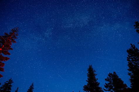 Perseids And Milky Way Plumas National Forest Lighting By Flickr
