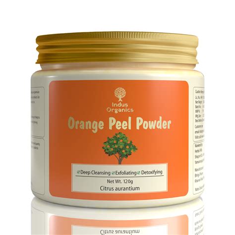 Buy Indus S Orange Peel Powder Face Pack Citrus Aurantium For Tan