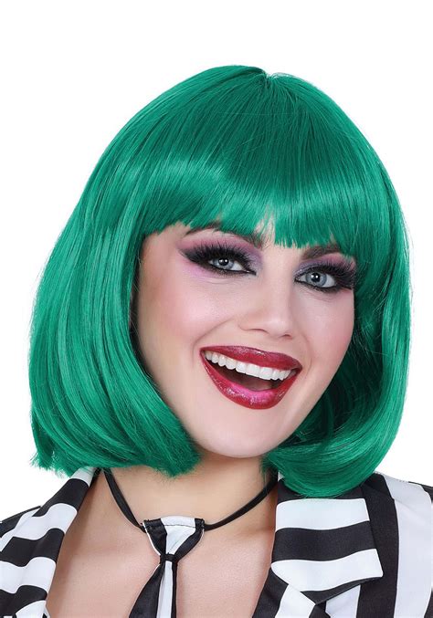 Teal Bob Wig For Women