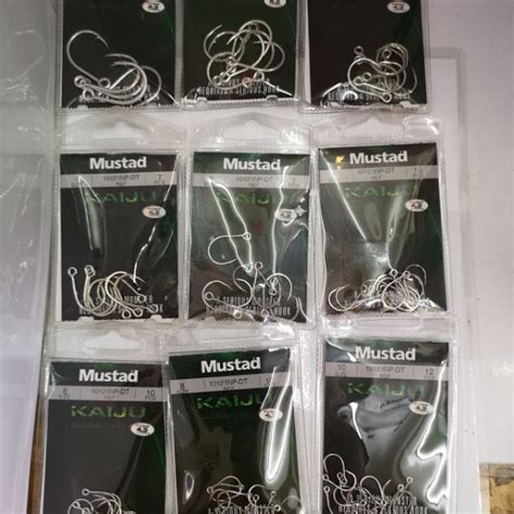 Mustad Kaiju Single Hook 10121np Dt Fishing Hook Shopee Malaysia