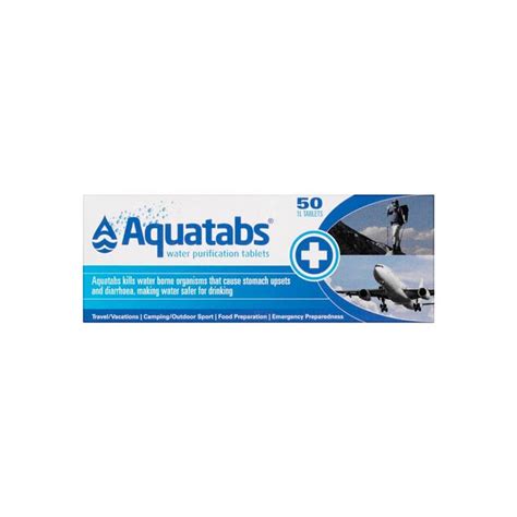 Aquatabs Water Purification Tablets 50 Tablets The Warehouse