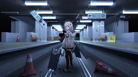 Girls Frontline Train Subway 4k Wallpaperhd Anime Wallpapers4k