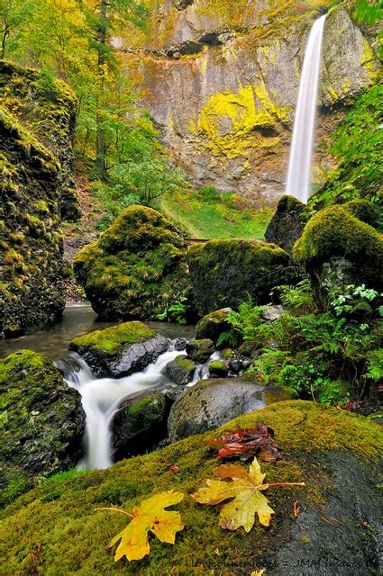 Stunning Elowah Falls Columbia River Gorge Oregon Usa Our World Stuff