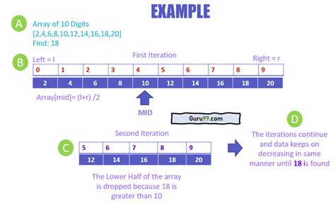 Binary Search Algorithm With Example