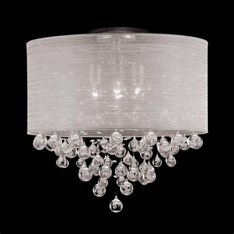 If you're looking for more inspiration and project ideas, head over to my diy and makeover page on my website. New 4 Lamp Drum Shade Crystal Flush Mount Ceiling Light ...