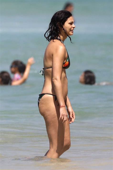 Morena Baccarin In Bikini On The Beach In Brazil 02032019 Lacelebsco