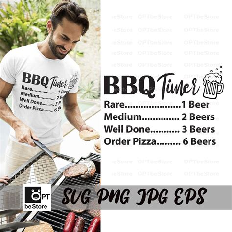 Bbq Timer Svg Png Barbecue Lover Svg Barbecue Timer Svg Etsy Canada