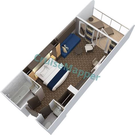 Ovation Of The Seas Family Junior Suite floor plan | Cabin rooms, Cabin