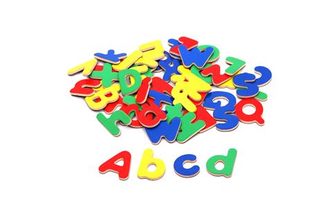 Viga Wooden Magnetic Alphabet Pack Of 52 Uppercase Lowercase Letters