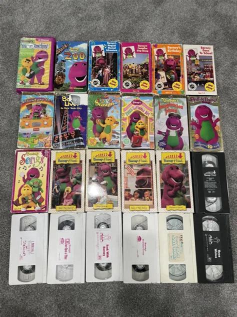 Barney And Friends Time Life Vhs Lot 24 Tapes 2000 Picclick