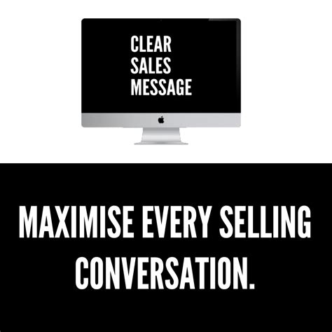 Csm Course Tfi Maximise Every Selling Conversation Clear Sales Message™