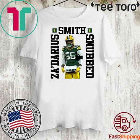 Zadarius Smith Snubbed Official T Shirt Shirtelephant Office