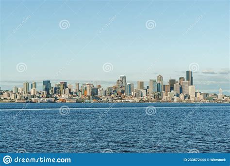 Cityscape Of Seattle Usa During Daylight Editorial Stock Image