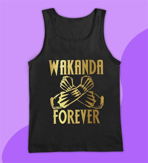 Black panther's wakanda forever salute quickly became popular among black movie fans in the real world, many of whom saw the salute as a symbol of black empowerment and solidarity. Wakanda Forever Salute Gold Black Panther t-shirt in 2020 ...