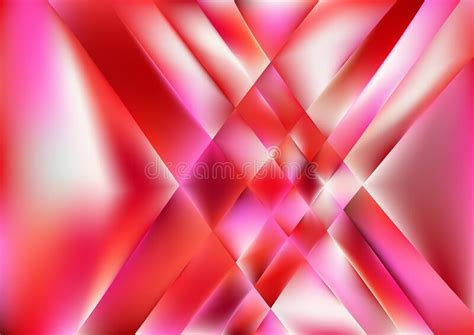 Pink Red And White Abstract Background Stock Vector Illustration Of