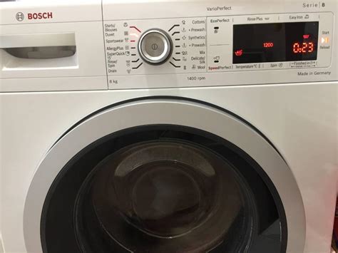 Bosch Front Load Washer 8kg Waw28440sg Tv And Home Appliances Washing