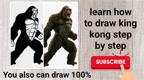 Learn How To Draw King Kongstep By Step You Also Can Draw King