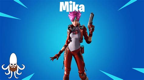 Mika Skin Showcase And Gameplay Fortnite Youtube