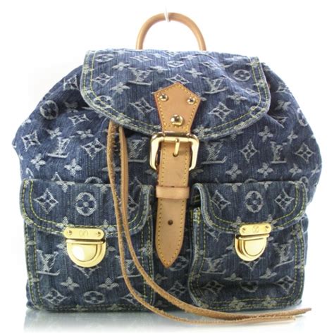 Louis Vuitton Denim Sac A Dos Backpack Gm 18037 Fashionphile