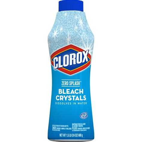 Clorox Zero Splash Bleach Crystals Regular Scent 24 Oz