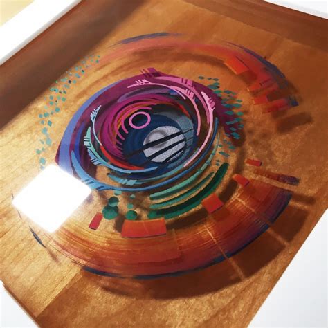 3d Painting Layered Resin And Acrylic Paint Epoxy Resin Art Resin