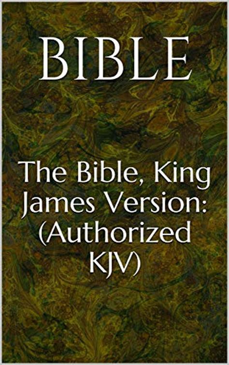 The Bible King James Version Authorized Kjv Ebook