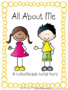 ✓ free for commercial use ✓ high quality images. Customizable All About Me Social Story by Mr and Mrs ...