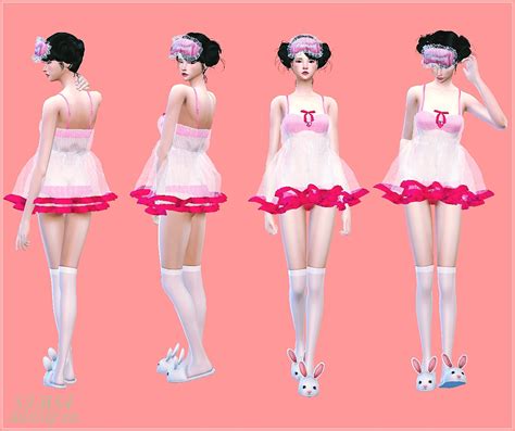 My Sims 4 Blog Baby Doll Nightie By Sims 4 Marigold