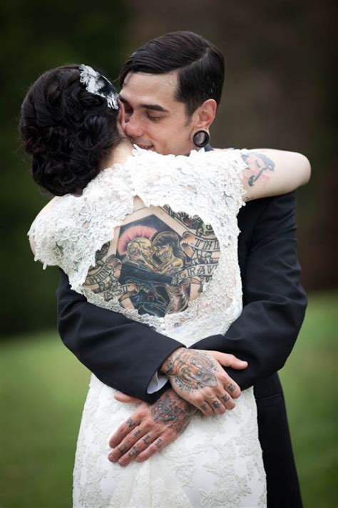 60 Utterly Beautiful Tattooed Brides · Rock N Roll Bride
