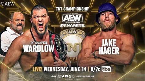 Wardlow C Vs Jake Hager Aew Tnt Title Match Aew Dynamite 193 Wwe 2k23 Youtube
