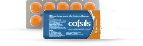 Buy COFSILS GINGER LEMON LOZENGES STRIP OF Online Get Upto OFF At PharmEasy