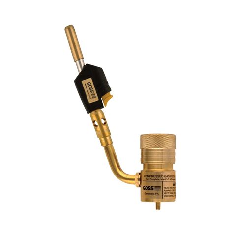 goss ght 100l soldering brazing hand torch with hot turbine flame and piezo lighter tip buy