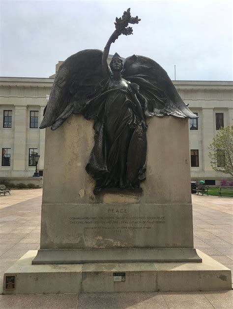 Peace Statue Ohio Statehouse Columbus Ohio Statue Lion Sculpture