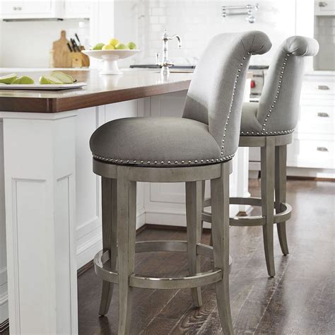 Ellison Swivel Bar And Counter Stools Frontgate Kitchen Stools