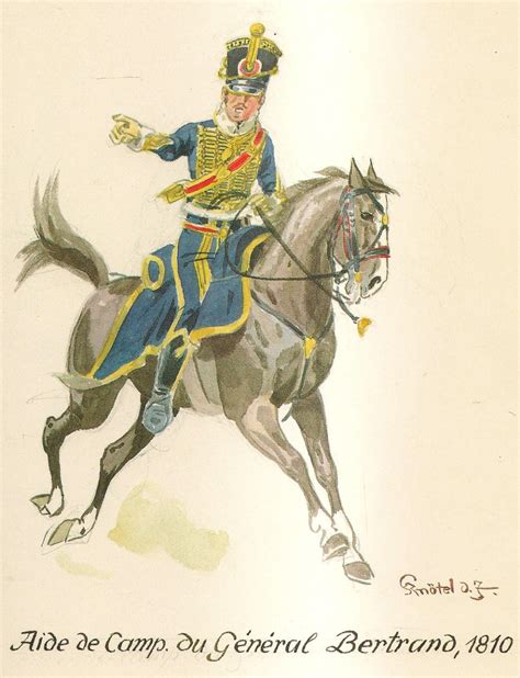 Aide De Camp Di Général Bertrand 1810 Armée Française Guerres