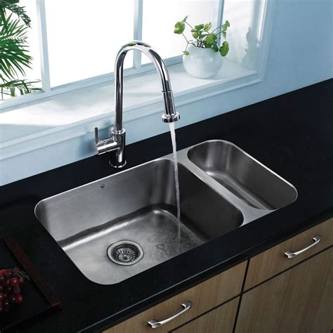 An undermount 30 is generally 28 wide so it will also fit. Vigo Industries VG3318 32 Inch Undermount Double Bowl Stainless Steel Sink with 9 Inch Large ...