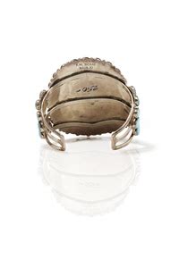 Francis M Begay Navajo Silver Turquoise Cuff Witherell S Auction House