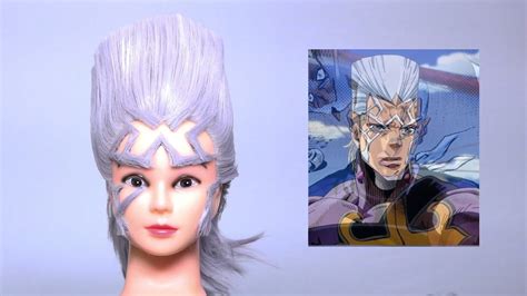 Pucci Polnareff Fusion Hairstyle Youtube
