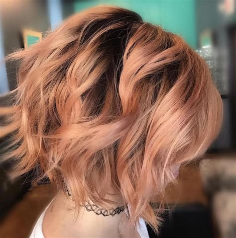 strawberry blonde wavy bob wavy bob hairstyles fall hair color for brunettes hair styles