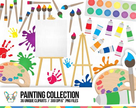 Painting Cliparts Collection Painting Clipart Hobby Clipart