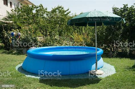 Blue Plastic Pool Stock Photo Download Image Now Swimming Pool