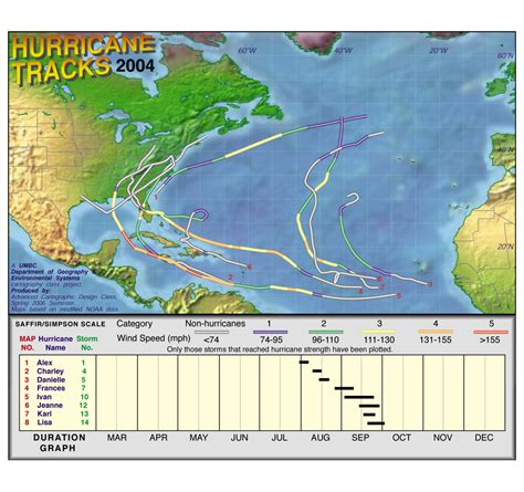2004 Hurricane Map