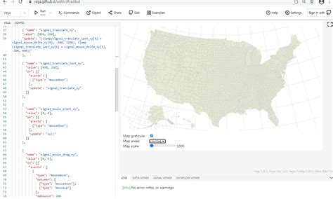 Vega Zoomable Usa Map Stack Overflow