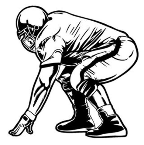 Download High Quality Football Player Clipart Lineman Transparent Png